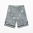 画像2: 23 Paisley bandana pattern Half Pants　ユニセックス男女兼用 ペイズリーバンダナ柄ハーフパンツ ショートパンツ  (2)