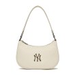 画像2: MLB Korea Classic monogram HoboBag armpit bag Tote shoulder Bag MLB NY y2k ニューヨークヤンキース  クラシック モノグラム エンボス ホーボー バッグ  アームピトショルダートートバッグ (2)