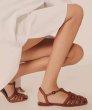 画像2: Down Leather Paoto Cross Sandals　ダウンレザーパオトウクロスサンダルサンダル (2)