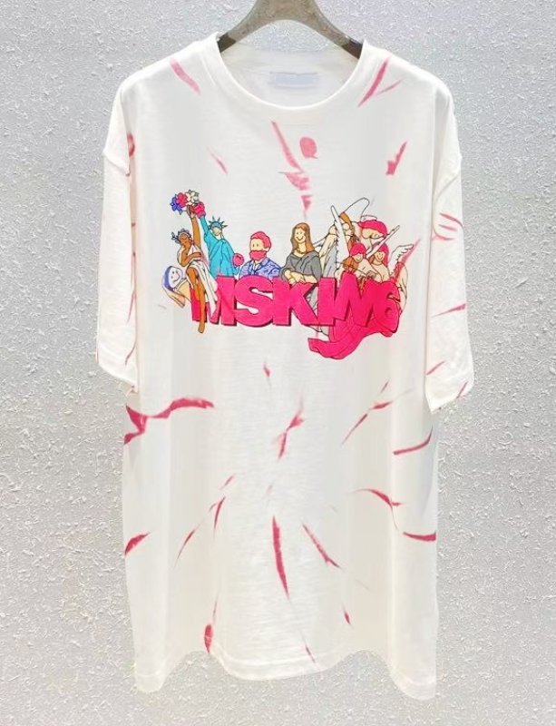 画像5: Statue of Liberty & Other Character Print Short Sleeve T-shirt    ユニセックス男女兼用自由の女神&アザーキャラクタープリント半袖Tシャツ (5)