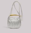 画像8: metal fittings steering wheel mesh knitting LEATHER MINI TOTE SHOULDER BAG　金具ハンドルメッシュ編み込み レザーミニトートショルダーバッグ (8)