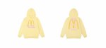 画像7: heavyweight yellow color pop print  hoody sweatshirt　ユニセックス男女兼用 ポッププリントフーディパーカースエットトレーナー  (7)