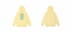 画像9: heavyweight yellow color pop print  hoody sweatshirt　ユニセックス男女兼用 ポッププリントフーディパーカースエットトレーナー  (9)