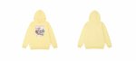 画像10: heavyweight yellow color pop print  hoody sweatshirt　ユニセックス男女兼用 ポッププリントフーディパーカースエットトレーナー  (10)