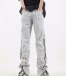画像2:  2 ZIPLINE DENIM PANTS jeans　 ユニセックス 男女兼用 2本ジップラインデニムパンツ ジーンズ (2)