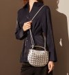 画像10: metal fittings steering wheel mesh knitting LEATHER MINI TOTE SHOULDER BAG　金具ハンドルメッシュ編み込み レザーミニトートショルダーバッグ (10)