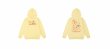 画像5: heavyweight yellow color pop print  hoody sweatshirt　ユニセックス男女兼用 ポッププリントフーディパーカースエットトレーナー  (5)
