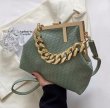 画像9: mesh leather deformation chain handle tote shoulder bag　メッシュレザー変形チェーンハンドル トートショルダーバッグ (9)