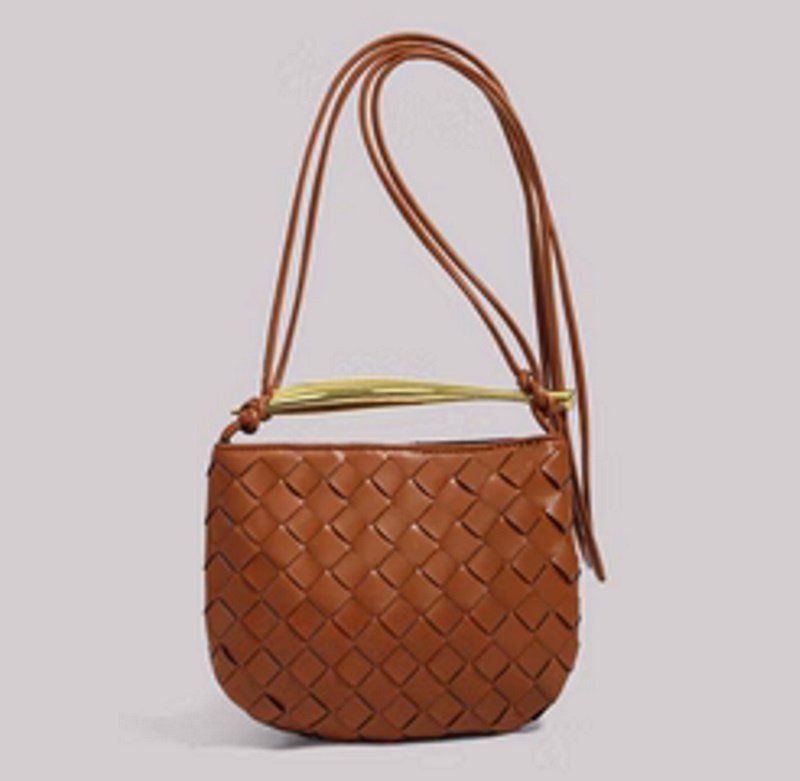 画像7: metal fittings steering wheel mesh knitting LEATHER MINI TOTE SHOULDER BAG 金具ハンドルメッシュ編み込み レザーミニトートショルダーバッグ (7)