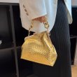 画像8: mesh leather deformation chain handle tote shoulder bag　メッシュレザー変形チェーンハンドル トートショルダーバッグ (8)