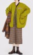 画像5: down quilted half jacket coat 　ユニセックス男女兼用レター刺繍キルティングダウン ハーフジャケット コート (5)