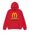 画像2:  oversize letter printing hoody sweatshirt　ユニセックス男女兼用 レタープリントフーディパーカースエットトレーナー  (2)