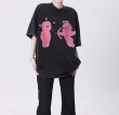 画像4:  cupid angel print Short Sleeve T-shirt   　ユニセックス男女兼用キューピット天使エンジェルプリントプリント半袖Tシャツ (4)