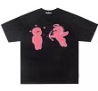 画像2:  cupid angel print Short Sleeve T-shirt   　ユニセックス男女兼用キューピット天使エンジェルプリントプリント半袖Tシャツ (2)