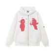 画像2: cupid angel print hoodie sweatshirt　ユニセックス男女兼用 キューピット天使プリントフーディパーカースエットトレーナー  (2)