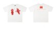 画像6:  cupid angel print Short Sleeve T-shirt   　ユニセックス男女兼用キューピット天使エンジェルプリントプリント半袖Tシャツ (6)