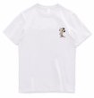 画像2: One point Mickey Mouse print Short Sleeve T-shirt   　ユニセックス男女兼用ワンポイントミッキーマウスプリント半袖Tシャツ (2)