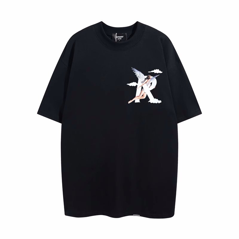 画像8: angel cloud  print Short Sleeve T-shirt    ユニセックス男女兼用エンジェル クラウドプリント半袖Tシャツ (8)