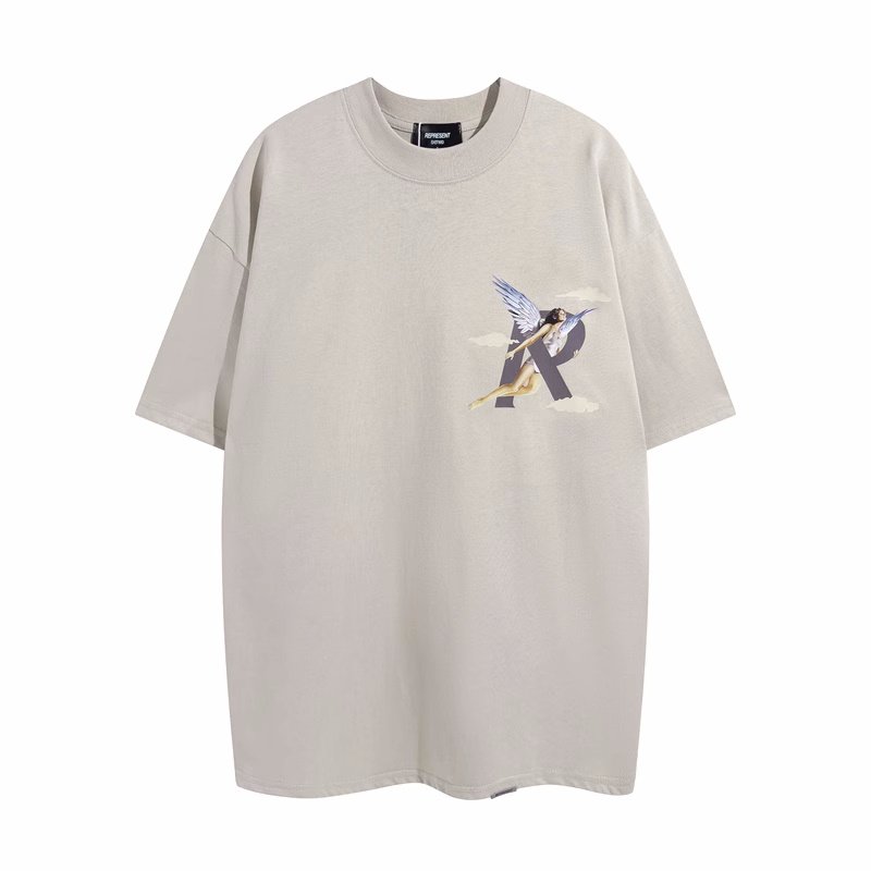 画像6: angel cloud  print Short Sleeve T-shirt    ユニセックス男女兼用エンジェル クラウドプリント半袖Tシャツ (6)