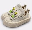 画像11: Thick bottom damage style character canvas lace-up sneakers　ダメージ風キャラクターキャンバス厚底プラットホームレースアップスニーカー (11)