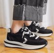 画像7: Waffle lace-up sneakers shoes　 男女兼用 ユニセックスワッフル厚底プラットホームレザーレースアップスニーカー (7)