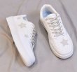 画像3: women's canvas and leather STAR EMBLEM LACE-UP SNEAKERS　キャンバス＆レザースターエンブレムレースアップスニーカー (3)