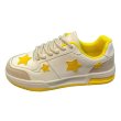 画像1: women's canvas and leather STAR EMBLEM LACE-UP SNEAKERS　キャンバス＆レザースターエンブレムレースアップスニーカー (1)