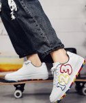 画像8: 123 number leather lace-up sneakers shoes　 男女兼用 ユニセックス123ナンバーレザーレースアップスニーカー (8)