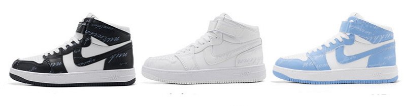 画像10: ALPHABET LOGO HIGH-TOP LEATHER LACE-UP SNEAKERS shoes　 男女兼用 ユニセックスアルファベットロゴハイカットレザーレースアップスニーカー (10)