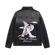 画像2: represent angel print denim jacket G Jean Jacket blouson ユニセックス 男女兼用 R&エンジェルペイント グラフィックペイント デニムGジャケット ブルゾン (2)