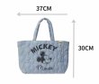 画像4: Mickey Mouse denim quilted tote shoulder bag　ミッキーマウスデニムキルティングトートショルダーバッグ (4)