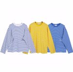画像5: Rhude logo Striped long Sleeve T-shirt   　ユニセックス男女兼用Rhudeロゴ入りボーダーストライプ長袖Tシャツ (5)