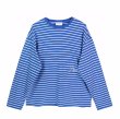 画像2: Rhude logo Striped long Sleeve T-shirt   　ユニセックス男女兼用Rhudeロゴ入りボーダーストライプ長袖Tシャツ (2)