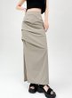 画像1: Long gathered A-line touring skirt　ロングギャザーAラインツーツーリングスカート (1)