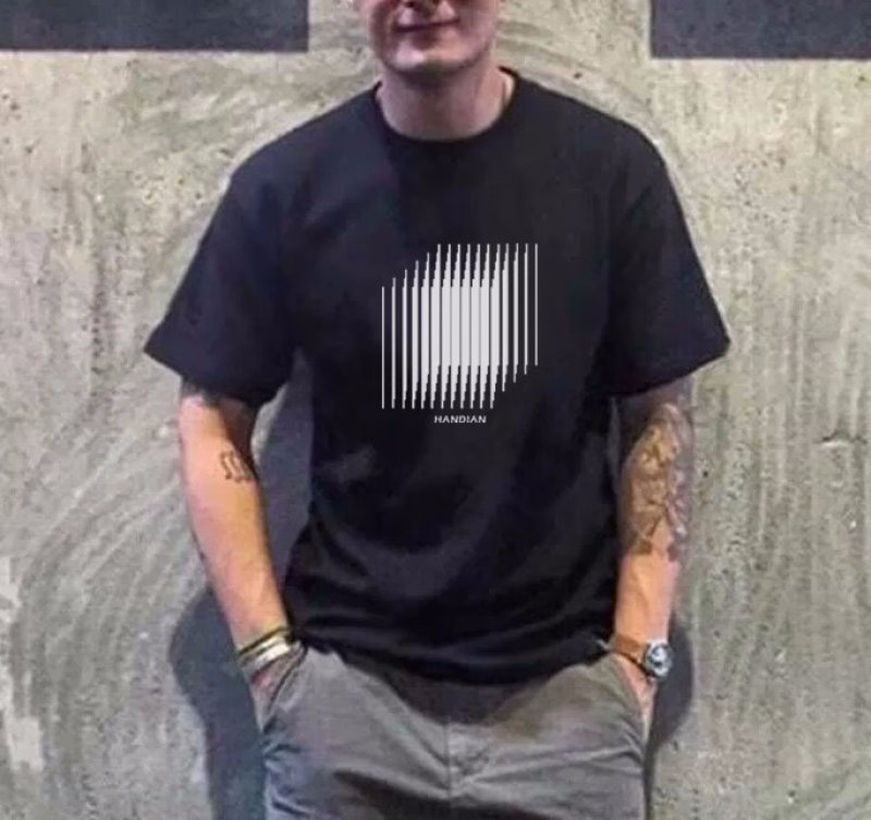 画像3: HANDIAN three-dimensional print Short Sleeve T-shirt    ユニセックス男女兼用r立体3Dプリント半袖Tシャツ (3)