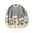 画像6: sheep braided pullover sweater 　ユニセックス男女兼用 羊シープ編み込みプルオーバセーター プルオーバー (6)