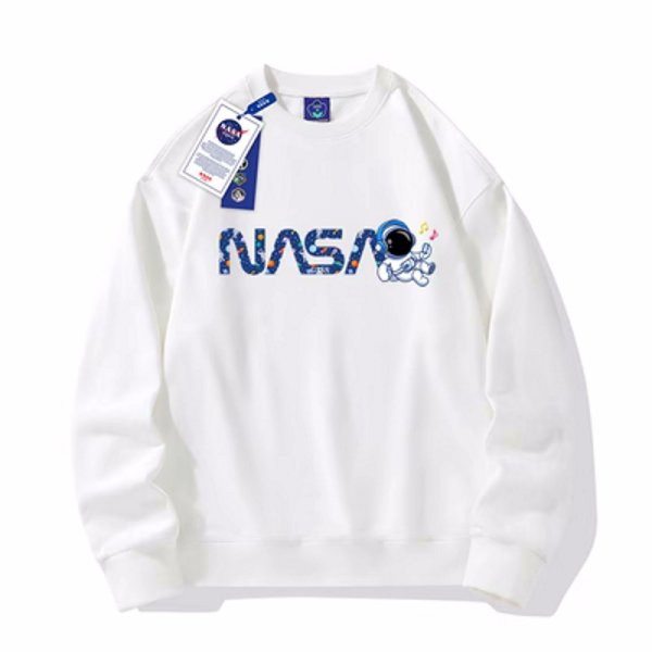 画像1: NASA x humming spaceflight  sweatshirt　ユニセックス男女兼用 NASA×ハミング宇宙飛行スエットトレーナー  (1)