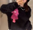 画像7: Monster embroidery mohair pullover sweater  Knit 　モンスター刺繍モヘアラウンドネック長袖ニットセータープルオーバー (7)
