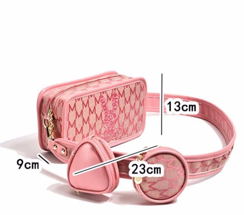 画像16: Love Rabbit Embroidered Monogram shoulder pochette bag 男女兼用ラブラビット刺繍モノグラムコバック付き ショルダーポシェットバッグ斜め掛けバッグ (16)