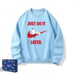 画像5: JUST DO IT LATER x Snoopy sweatshirt ユニセックス男女兼用 NASA×JUST DO IT LATER×スヌーピースウェット トレーナー  (5)