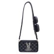 画像3: Love Rabbit Embroidered Monogram shoulder pochette bag　男女兼用ラブラビット刺繍モノグラムコバック付き ショルダーポシェットバッグ斜め掛けバッグ (3)