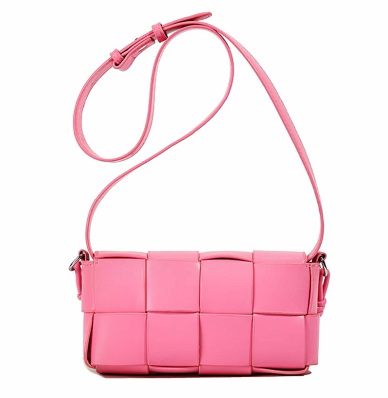 画像6: leather braided mesh mini cassette shoulder pochette bag 男女兼用 レザー編み込みメッシュ ミニカセットショルダーポシェットバッグ斜め掛けバッグ (6)