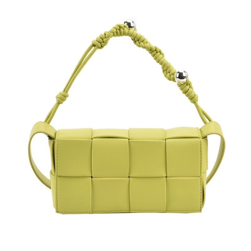 画像5: leather braided mesh mini cassette shoulder pochette bag 男女兼用 レザー編み込みメッシュ ミニカセットショルダーポシェットバッグ斜め掛けバッグ (5)