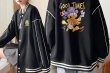 画像7: Unisex Garfield print stadium jumper baseball uniform baseball jacket Jacket blouson ユニセックス 男女兼用ガーフィールドプリントスタジャンスタジアムジャンバーベースボールブルゾン (7)