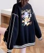 画像3: Unisex Garfield print stadium jumper baseball uniform baseball jacket Jacket blouson ユニセックス 男女兼用ガーフィールドプリントスタジャンスタジアムジャンバーベースボールブルゾン (3)