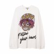 画像2:  Hip Hop Boy Long Sleeve Pullover T-shirt　ユニセックス男女兼用ヒップホップボーイ長袖プルオーバーTシャツ (2)