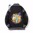 画像5: Unisex  simpson familystadium jumper baseball uniform baseball jacket Jacket blouson ユニセックス 男女兼用シンプソンファミリースタジャンスタジアムジャンバーベースボールブルゾン (5)