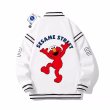 画像2: NASA  sesame street baseball uniform jumper BASEBALL JACKET baseball uniform jacket blouson ユニセックス 男女兼用 ナサ NASA × セサミーストリートスタジアムジャンパー スタジャン MA-1 ボンバー ジャケット ブルゾン (2)