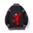 画像1: NASA  sesame street baseball uniform jumper BASEBALL JACKET baseball uniform jacket blouson ユニセックス 男女兼用 ナサ NASA × セサミーストリートスタジアムジャンパー スタジャン MA-1 ボンバー ジャケット ブルゾン (1)