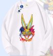 画像4: NASA xBugs Bunny sweatshirt　ユニセックス男女兼用 NASA×バックスバニースエットトレーナー  (4)